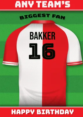 Greetz | Verjaardagskaart | Voetbal