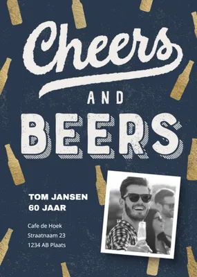 Luckz | Uitnodiging verjaardag | Cheers and beers