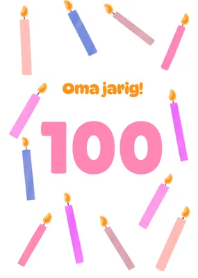 Greetz | Verjaardagskaart | Taartkaarsjes | Oma