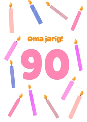 Greetz | Verjaardagskaart | Taartkaarsjes | Oma