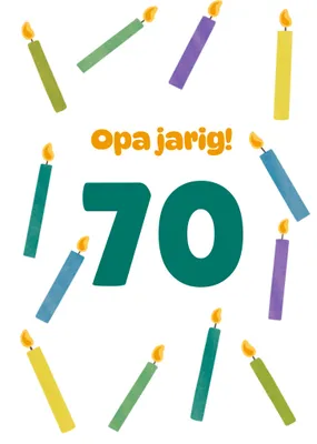 Greetz | Verjaardagskaart | Taartkaarsjes | Opa