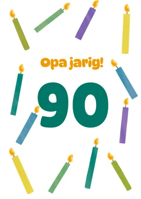 Greetz | Verjaardagskaart | Taartkaarsjes | Opa