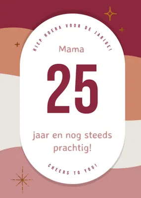 Greetz | Verjaardagskaart | Mama | Met leeftijd