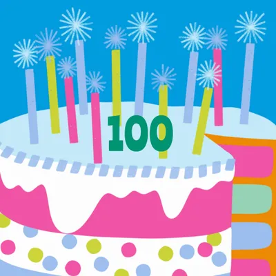 Stiching Jarige Job | Verjaardagskaart | Taart