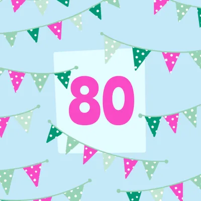 Stiching Jarige Job | Verjaardagskaart | Vlaggen