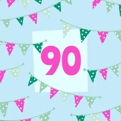 Stiching Jarige Job | Verjaardagskaart | Vlaggen