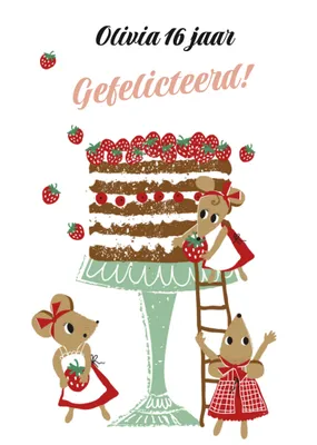 Tsjip | Verjaardag | Taart | Muis