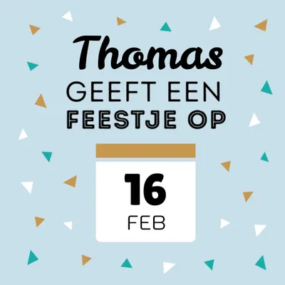 Greetz | Verjaardagskaart | Uitnodiging