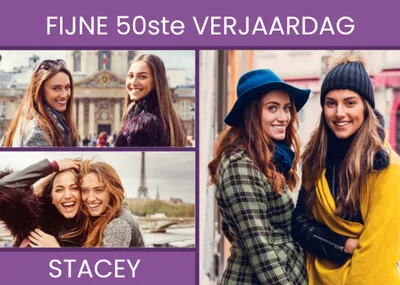 Greetz | Verjaardag | Vrouw | Paars