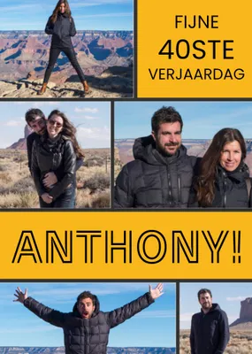 Greetz | Verjaardagskaart | fotokaart met leeftijd