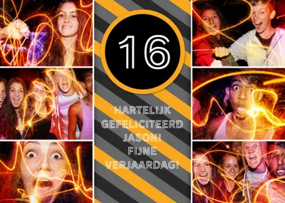 Greetz | Verjaardagskaart | fotokaart met naam