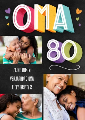 Letters by Julia | Verjaardagskaart | fotokaart