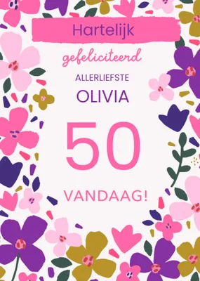 Natalie Alex | Verjaardagskaart | naam en leeftijd