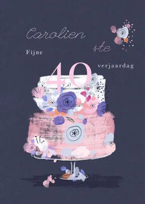 Greetz | Verjaardagskaart | 40 jaar | naam