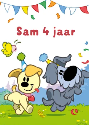 Woezel en Pip | Verjaardagskaart | met naam